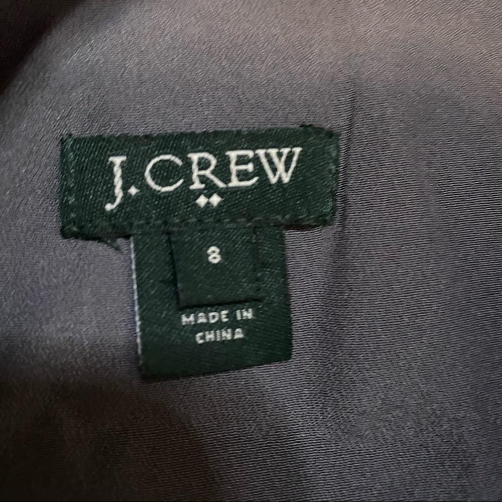 J. Crew Gray Sleeveless Button Down Y2K Preppy Retro Business Casual Blouse - Picture 8 of 15